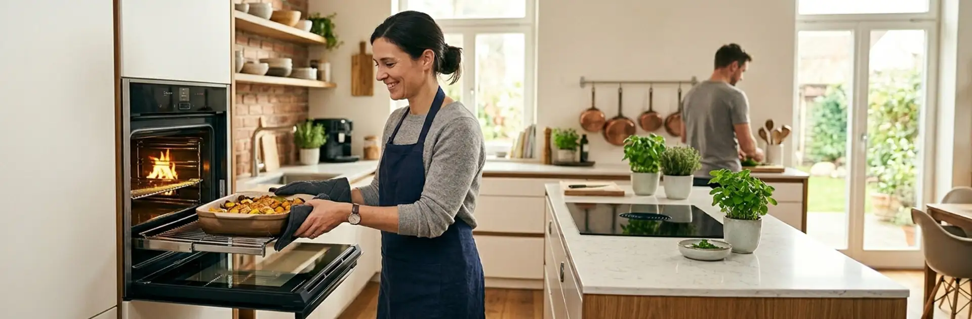 Ergonomische Backöfen für modernen Komfort <br>Hochbau und Vollauszüge header-backoefen